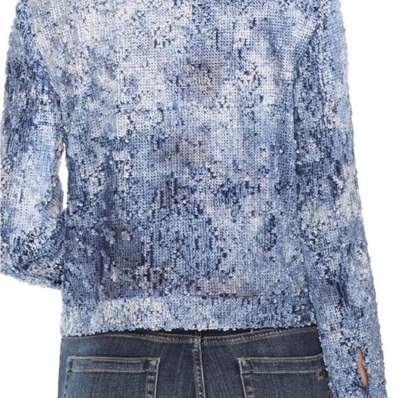 Vince Camuto matte sequin short jacket - Picture 2 of 6